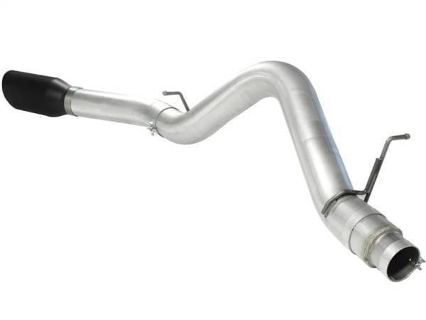 aFe Atlas Exhaust 5in DPF-Back Al Steel 11-13 GM Diesel Trucks V8-6.6L (td) LML (Blk Tip) - 49-04041-B thumbnail 3