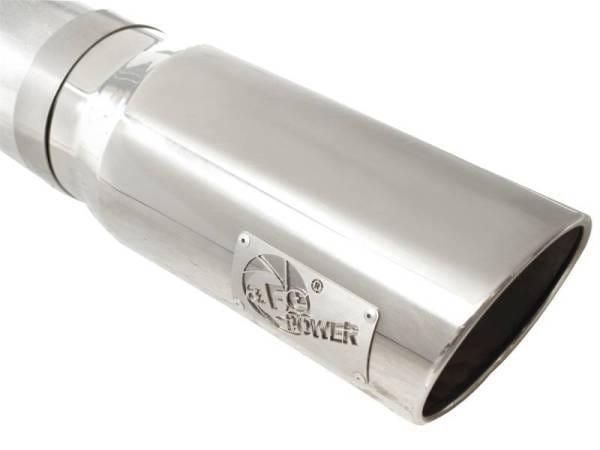aFe Atlas Exhaust 5in DPF-Back Al Steel 11-13 GM Diesel Trucks V8-6.6L (td) LML (Pol Tip) - 49-04041-P thumbnail 3