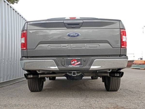aFe Gemini XV 3in 304 SS Cat-Back Exhaust 15-20 Ford F-150 V6 2.7L/3.5 w/ Black Tips - 49-33123-B thumbnail 7