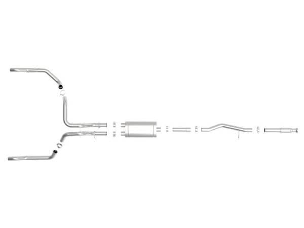 aFe Vulcan Series 3in 304SS Exhaust Cat-Back w/ OE Tips 2019 GM Silverado / Sierra 1500 V8-5.3L - 49-34103 thumbnail 6