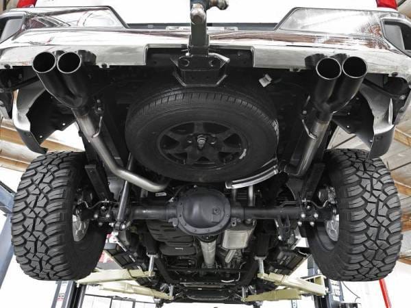 aFe Vulcan Series 3in-2-1/2in 304 SS Cat-Back 2019 GM Silverado / Sierra 1500 V8-5.3L w/ Black Tips - 49-34104-B thumbnail 2