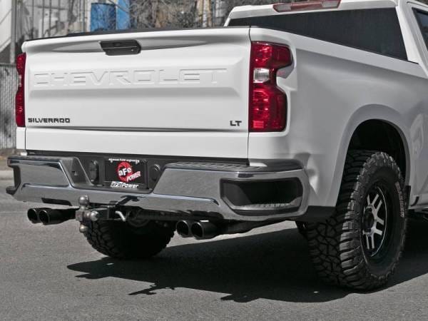 aFe Vulcan Series 3in-2-1/2in 304 SS Cat-Back 2019 GM Silverado / Sierra 1500 V8-5.3L w/ Black Tips - 49-34104-B thumbnail 3