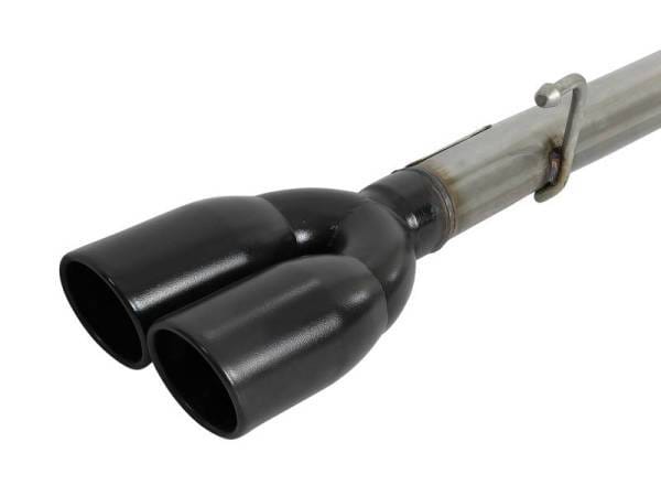 aFe Vulcan Series 3in-2-1/2in 304 SS Cat-Back 2019 GM Silverado / Sierra 1500 V8-5.3L w/ Black Tips - 49-34104-B thumbnail 6