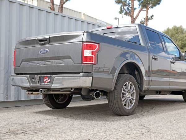 aFe Gemini XV 3in 304 SS Cat-Back Exhaust 15-20 Ford F-150 V6 2.7L/3.5 w/ Polished Tips - 49-33123-P thumbnail 7