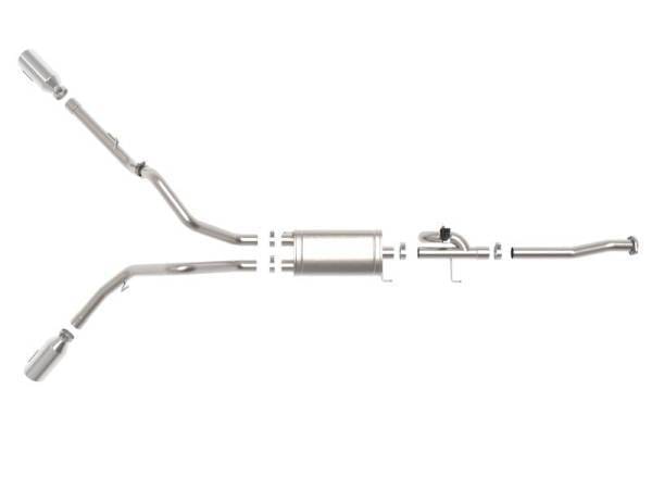 aFe Gemini XV 3in 304 SS Cat-Back Exhaust 15-20 Ford F-150 V6 2.7L/3.5 w/ Polished Tips - 49-33123-P thumbnail 10