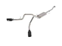 aFe Vulcan 3in 304 SS Cat-Back Exhaust 2021 Ford F-150 V6 2.7L/3.5L (tt)/V8 5.0L w/ Black Tips - 49-33126-B