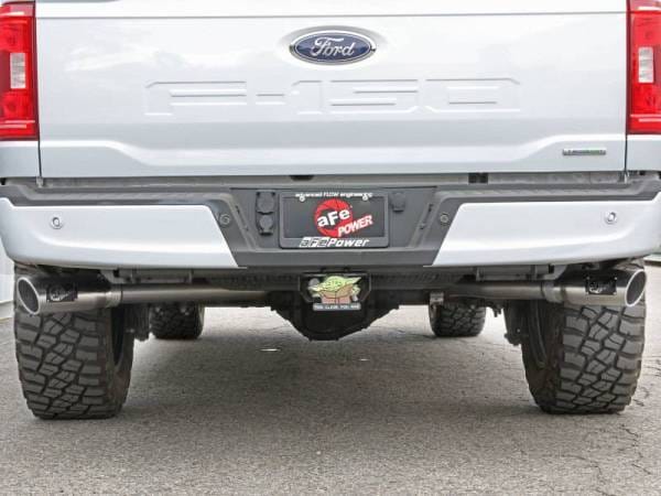 aFe Vulcan 3in 304 SS Cat-Back Exhaust 2021 Ford F-150 V6 2.7L/3.5L (tt)/V8 5.0L w/ Polished Tips - 49-33126-P thumbnail 3