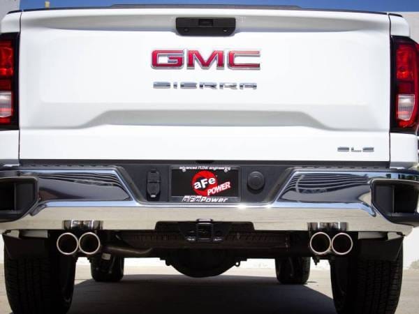 aFe Vulcan Series 3-2.5in 304SS Exh Cat-Back w/ Pol Tips 2019 GM Silverado/Sierra 1500 L4-2.7L (t) - 49-34110-P thumbnail 2