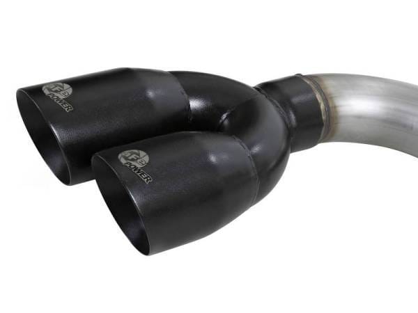 aFe Rebel XD Series 3in 304SS DPF-Back 20-21 GM Trucks L6-3.0L (td) LM2 - Dual Black Tip - 49-34129-B thumbnail 5