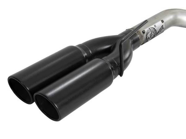 aFe Vulcan Series 3in 304SS DPF-Back 20-21 GM Trucks L6-3.0L (td) LM2 - Dual Black Tip - 49-34130-B thumbnail 4