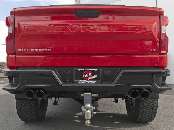 aFe Vulcan Series 3in 304 SS Exhaust Cat-Back w/ Black Tips 2019 GM Silverado/Sierra 1500 V8-5.3L - 49-34105-B thumbnail 2