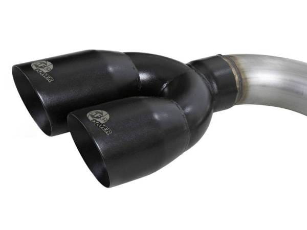 aFe Vulcan Series 3in 304SS Exhaust Cat-Back w/Blk Tip 2019 GM Silverado/Sierra 1500 V6-4.3L/V8-5.3L - 49-34106-B thumbnail 2