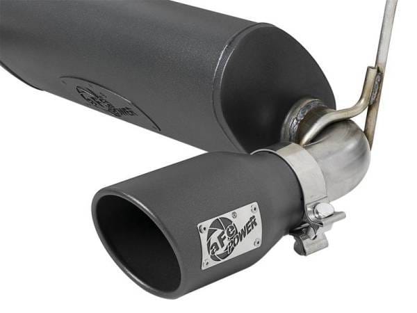 aFe Rebel Series 2.5in 304 SS Cat-Back Exhaust w/ Black Tips 2018+ Jeep Wrangler (JL) V6 3.6L - 49-38066-B thumbnail 8