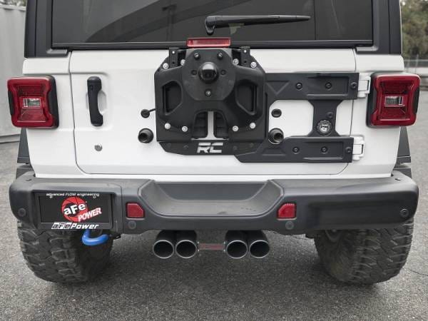 aFe Rebel Series 2.5in 304 SS Cat-Back Exhaust w/ Black Tip 18-20 Jeep Wrangler (JL) - 49-38073-B thumbnail 2