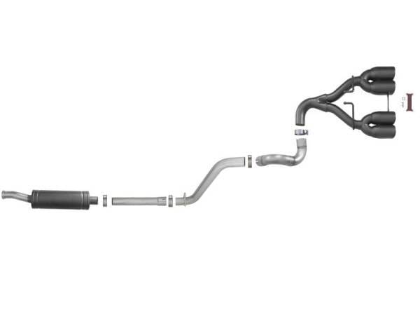 aFe Rebel Series 2.5in 304 SS Cat-Back Exhaust w/ Black Tip 18-20 Jeep Wrangler (JL) - 49-38073-B thumbnail 5