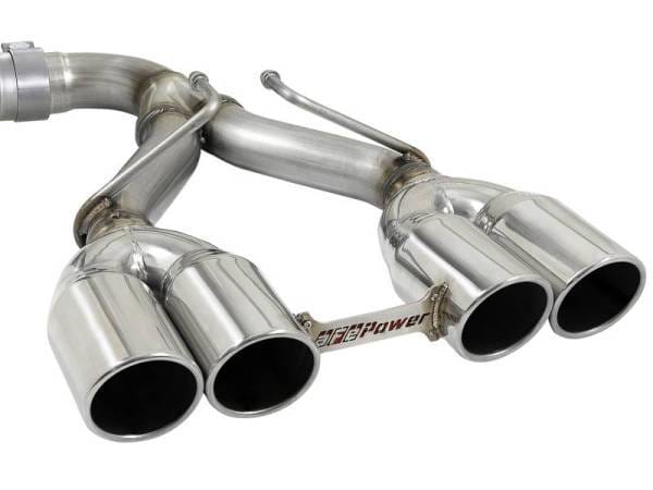 aFe Rebel Series 2.5in 304 SS Cat-Back Exhaust w/ Polished Tip 18-20 Jeep Wrangler (JL) - 49-38073-P thumbnail 5