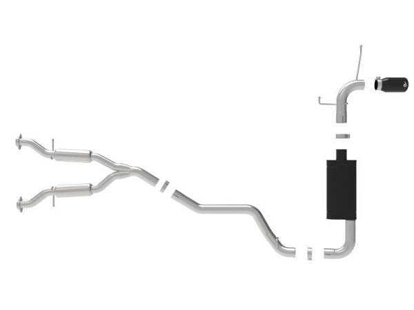 aFe Large Bore HD 3in 304 SS Cat-Back Exhaust w/ Black Tips 14-19 Jeep Grand Cherokee (WK2) V6-3.6L - 49-38078-B thumbnail 7