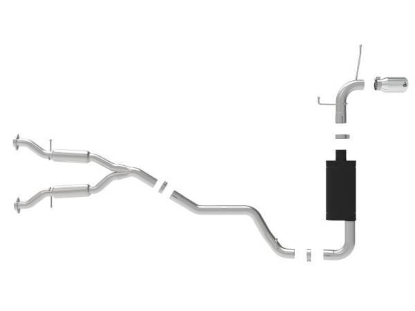aFe Large Bore HD 3in 304 SS Cat-Back Exhaust w/ Polished Tips 14-19 Jeep Grand Cherokee V6-3.6L - 49-38078-P thumbnail 5