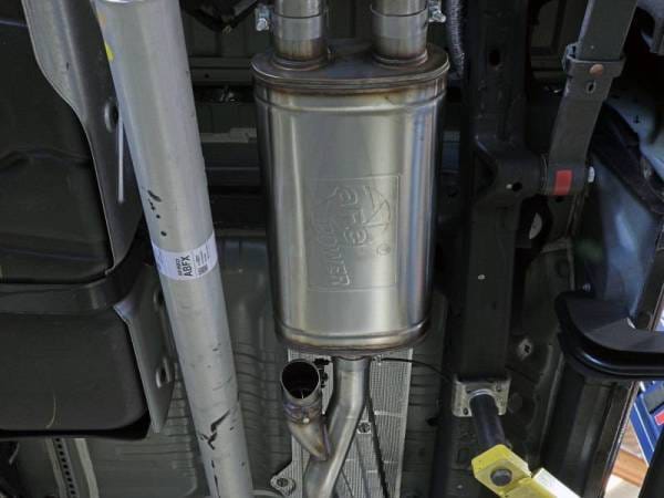 aFe Gemini XV 3in 304 SS Cat-Back Exhaust w/ Cutout 19-21 GM Silverado/Sierra 1500 V8- w/ Black Tips - 49-34139-B thumbnail 8