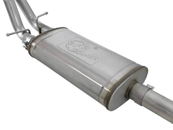 aFe Gemini XV 3in 304 SS Cat-Back Exhaust w/ Cutout 19-21 GM Silverado/Sierra 1500 V8- w/ Black Tips - 49-34139-P thumbnail 3