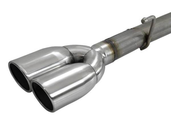 aFe Gemini XV 3in 304 SS Cat-Back Exhaust w/ Cutout 19-21 GM Silverado/Sierra 1500 V8- w/ Black Tips - 49-34139-P thumbnail 5