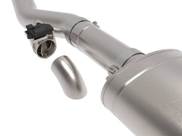 aFe Gemini XV 4in to Dual 3in 304 SS Cat-Back Exhaust w/ Cutout 19-21 GM Silverado/Sierra V8-6.2L - 49-34140 thumbnail 6