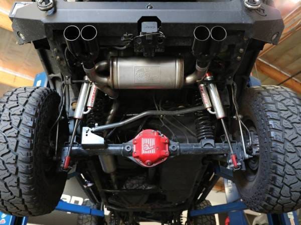 aFe Vulcan Series 2.5in 304SS Cat-Back Exhaust 07-18 Jeep Wrangler (JK) V6-3.6/3.8L w/ Black Tips - 49-38087-B thumbnail 6