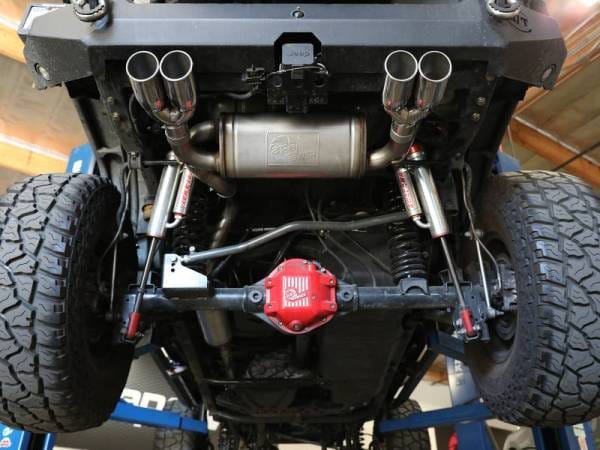 aFe Vulcan Series 2.5in 304SS Cat-Back Exhaust 07-18 Jeep Wrangler (JK) V6-3.6/3.8L w/ Polished Tips - 49-38087-P thumbnail 6