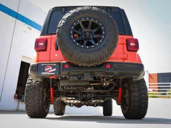 aFe 20-21 Jeep Wrangler (JL) Large Bore-HD 3 IN 304 Stainless Steel DPF-Back Hi-Tuck Exhaust System - 49-38091 thumbnail 3