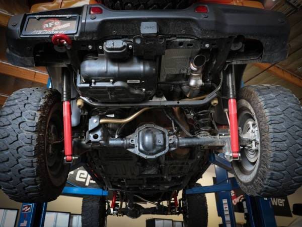 aFe 20-21 Jeep Wrangler (JL) Large Bore-HD 3 IN 304 Stainless Steel DPF-Back Hi-Tuck Exhaust System - 49-38091 thumbnail 4
