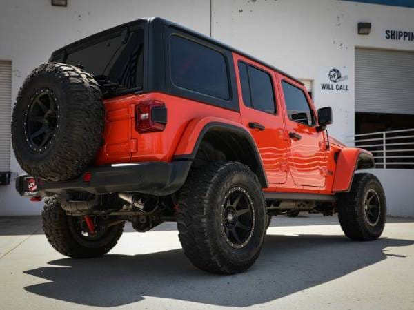 aFe 20-21 Jeep Wrangler Large Bore-HD 3in 304 Stainless Steel DPF-Back Exhaust System - Black Tip - 49-38092-B thumbnail 2
