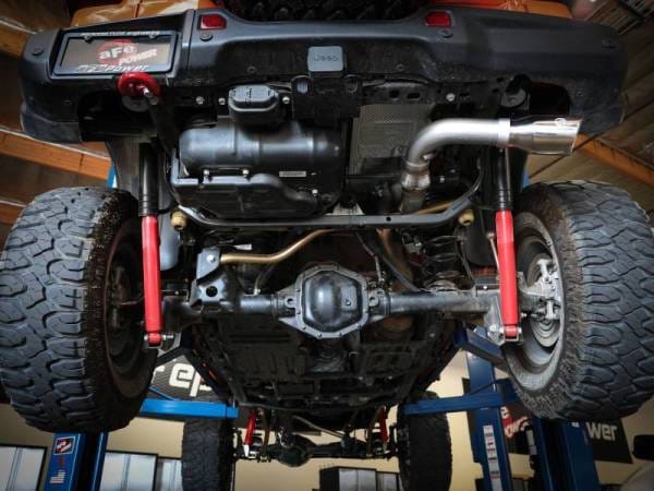 aFe 20-21 Jeep Wrangler Large Bore-HD 3in 304 Stainless Steel DPF-Back Exhaust System - Polished Tip - 49-38092-P thumbnail 4