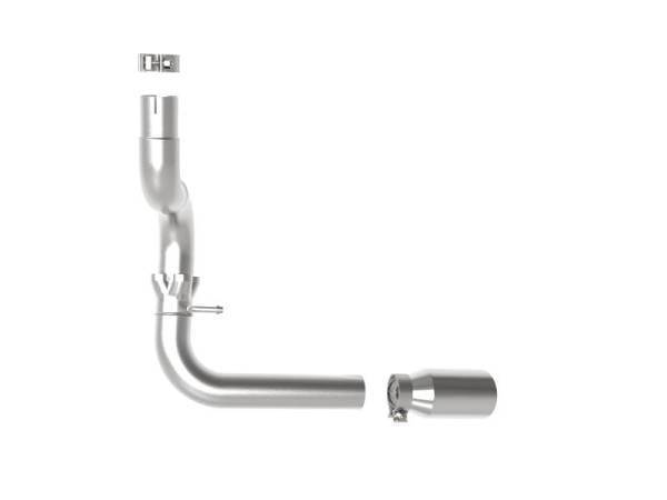 aFe 20-21 Jeep Wrangler Large Bore-HD 3in 304 Stainless Steel DPF-Back Exhaust System - Polished Tip - 49-38092-P thumbnail 6