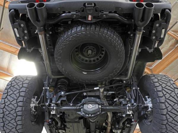aFe Vulcan Series 3in 304SS Cat-Back 21 Jeep Gladiator V6-3.0L (td) - Dual Polished Tip - 49-38095-P thumbnail 2