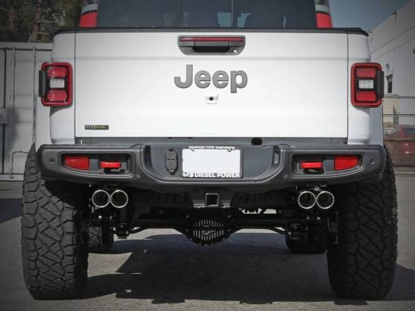 aFe Vulcan Series 3in 304SS Cat-Back 21 Jeep Gladiator V6-3.0L (td) - Dual Polished Tip - 49-38095-P thumbnail 4
