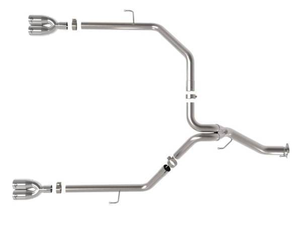 aFe Vulcan Series 3in 304SS Cat-Back 21 Jeep Gladiator V6-3.0L (td) - Dual Polished Tip - 49-38095-P thumbnail 5