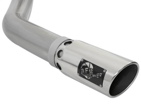 aFe LARGE BORE HD 4in 409-SS DPF-Back Exhaust w/Polished Tip 07.5-12 Dodge Diesel Trucks L6-6.7L(td) - 49-42006-P thumbnail 3