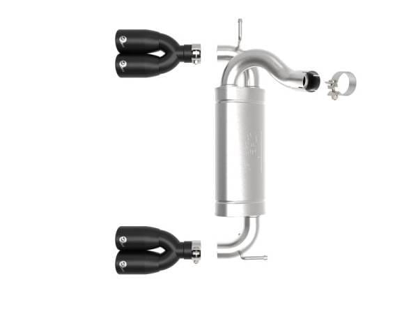 aFe Vulcan Series 2.5in 304 SS Axle-Back Exhaust Black 07-18 Jeep Wrangler (JK) V6-3.6/3.8L - 49-38086-B thumbnail 8