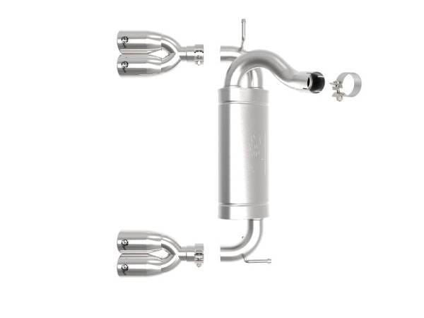 aFe Vulcan Series 2.5in 304 SS Axle-Back Exhaust Polished 07-18 Jeep Wrangler (JK) V6-3.6/3.8L - 49-38086-P thumbnail 8