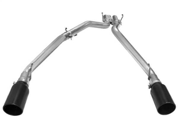 aFe MACHForce XP DPF-Back Exhaust 3in SS w/ 6in Black Tips 2014 Dodge Ram 1500 V6 3.0L EcoDiesel - 49-42044-B thumbnail 2