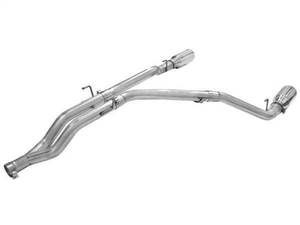 aFe MACHForce XP DPF-Back Exhaust 3in SS w/ 6in Polished Tips 2014 Dodge Ram 1500 V6 3.0L EcoDiesel - 49-42044-P thumbnail 3