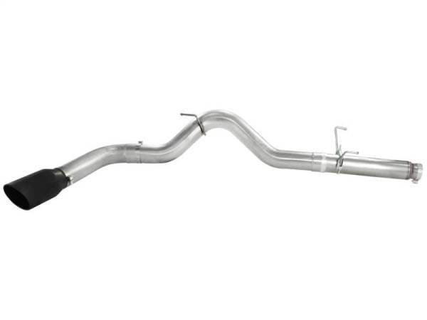 aFe MACHForce XP 5in DPF-Back 409SS Exhaust Dodge Diesel Trucks 07.5-12 L6-6.7L (td) Black Tip - 49-42016-B thumbnail 3