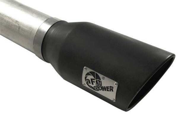 aFe MACHForce XP 5in DPF-Back 409SS Exhaust Dodge Diesel Trucks 07.5-12 L6-6.7L (td) Black Tip - 49-42016-B thumbnail 4