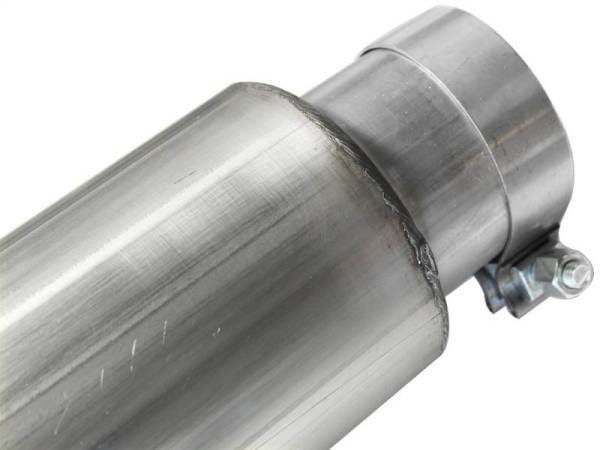 aFe MACHForce XP 5in DPF-Back Stainless Steel Exh Sys, polished tip,Ford Diesel Trucks 08-10 V8-6.4L - 49-43054-P thumbnail 7