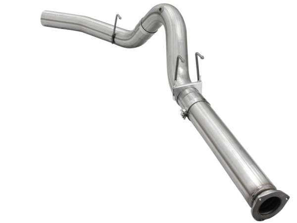 aFe MACHForce XP Exhaust 5in DPF-Back Stainless Steel Exhaust 2015 Ford Turbo Diesel V8 6.7L No Tip - 49-43064 thumbnail 5