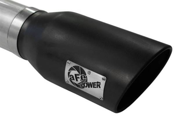 aFe MACHForce XP Exhaust 5in DPF-Back Stainless Steel Exht 2015 Ford Turbo Diesel V8 6.7L Black Tip - 49-43064-B thumbnail 5
