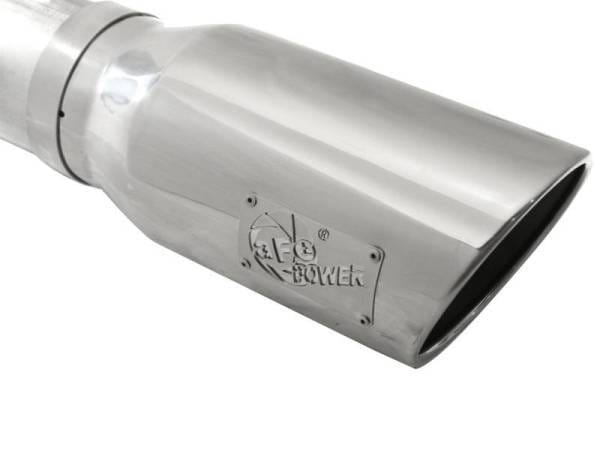 aFe MACHForce XP Exhaust 5in DPF-Back SS Exh 2015 Ford Turbo Diesel V8 6.7L Polished Tip - 49-43064-P thumbnail 6