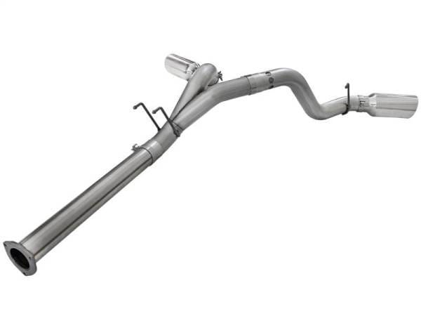 aFe LARGE BORE HD 4in 409-SS DPF-Back Exhaust w/Polished Tip 11-14 Ford Diesel Trucks V8-6.7L (td) - 49-43065-P thumbnail 5