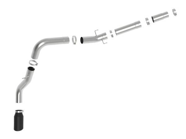 aFe Large-Bore HD 5in 409SS DPF-Back Exhaust System w/Black Tip 19-20 Ram Diesel Trucks L6-6.7L (td) - 49-42078-B thumbnail 4
