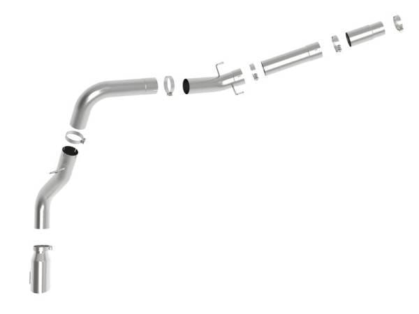 aFe LARGE BORE HD 5in 409-SS DPF-Back Exhaust w/Pol Tip 19-20 Ram Diesel Trucks L6-6.7L (td) - 49-42078-P thumbnail 4
